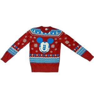 Disney Mickey Mouse Winter Holiday Sweater - Women's Medium